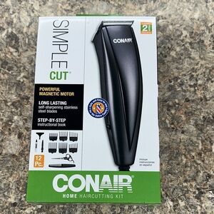 Conair Simple Cut Black Home Haircutting Kit
